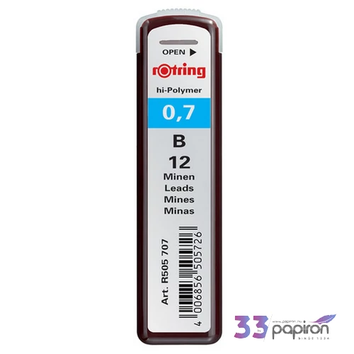 Nyomósironbetét 0,7 B Tikky Rotring S0312680/R505707N