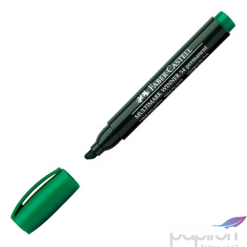 Faber-Castell alkoholos filc 54E vágott hegyű, zöld -1, 6/2, 3/4, 9mm 157963