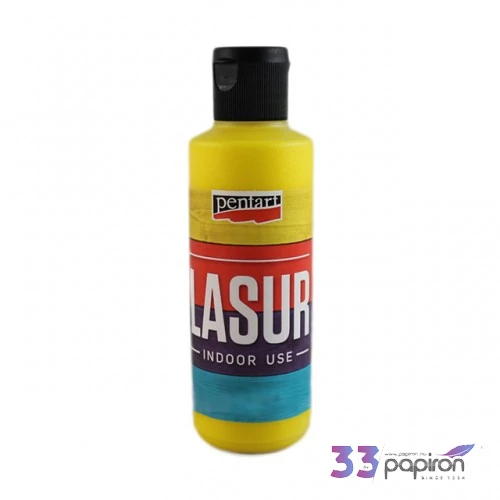 Lazúr beltéri 80ml sárga Pentart 8572
