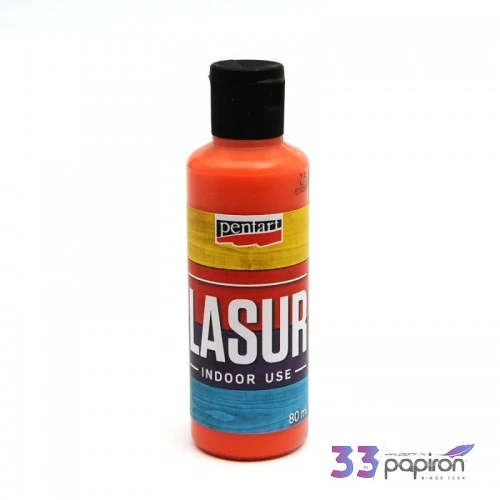 Lazúr beltéri 80ml narancs Pentart 8573