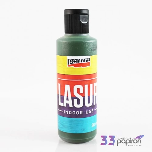 Lazúr beltéri 80ml oliva Pentart 8596