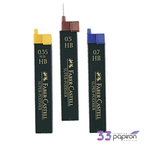 Faber-Castell nyomósironbetét Super-Polymer 0,35mm HB 12szál 120300