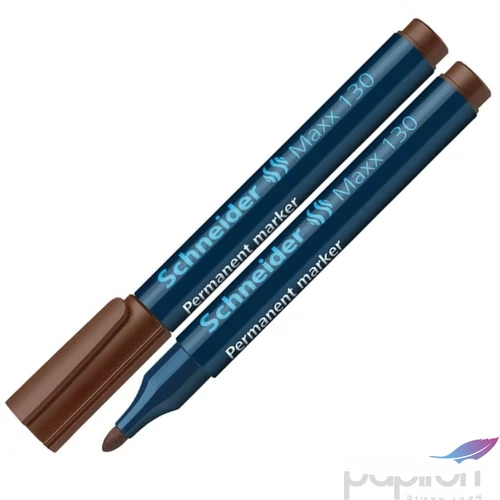 Alkoholos marker Schneider Maxx 130 1-3mm kúpos hegyű barna Írószerek SCHNEIDER 113007