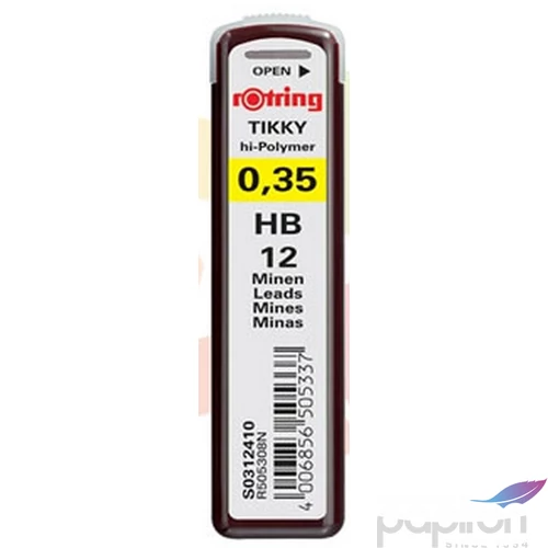 Nyomósironbetét 0,35HB Tikky Rotring S0312410/R505308N