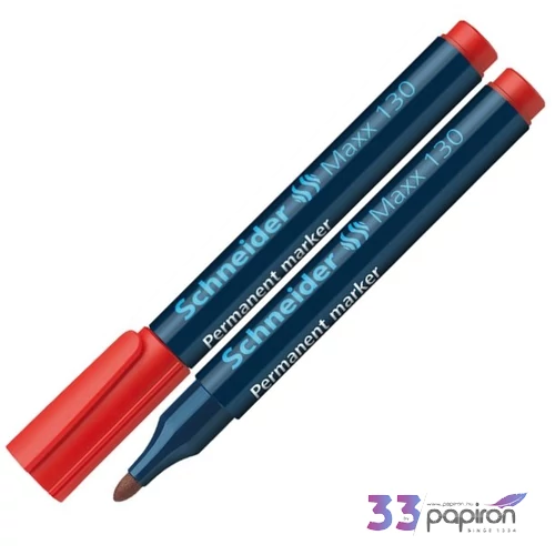 Alkoholos marker Schneider Maxx 130 1-3mm kúpos hegyű piros Írószerek SCHNEIDER 113002