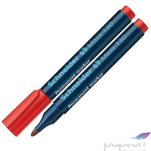 Alkoholos marker Schneider Maxx 130 1-3mm kúpos hegyű piros Írószerek SCHNEIDER 113002