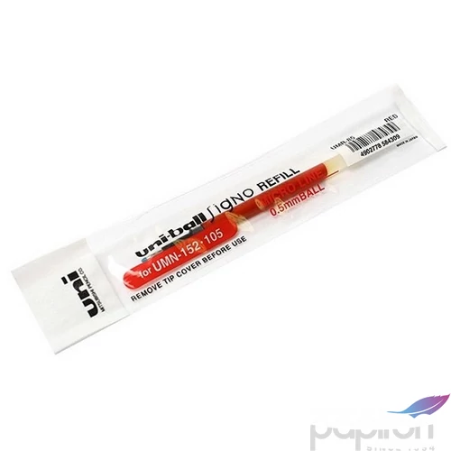 Zselés tollbetét UNI-BALL UMR-87' 0,4mm piros Írószerek UNI UMR-87 RED