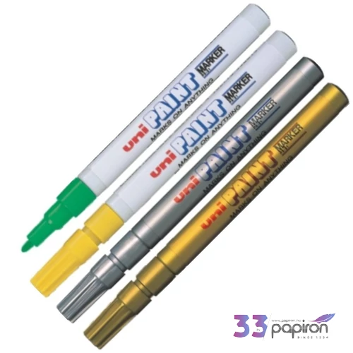 Lakkmarker UNI-BALL Paint PX-21(L) 0,8-1, 2mm kúpos hegyű fehér Írószerek UNI-BALL PX-21(L) WHITE(EU)