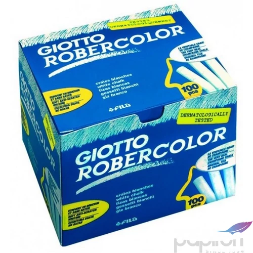 Táblakréta fehér 100db-os Giotto RoberColor hengeres pormentes