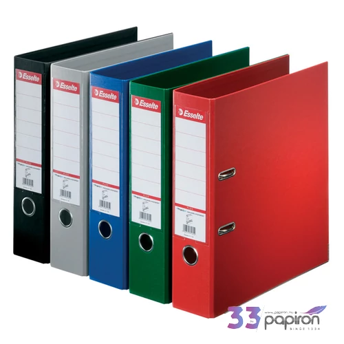 Iratrendező Esselte STANDARD PLUS VIVIDA A4 80mm élvédős fekete Esselte