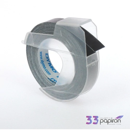 Feliratozó szalag Dymo 9mmx7m DYMO 40913/S0720680- fehér-fekete Feliratozógép szalagok