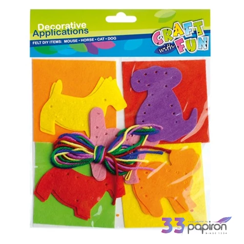 Dekor figura filc szett  308997