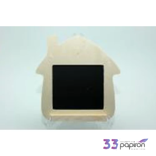 Üzenőtábla fa Dekorálható házikó formájú 15x15x2, 2cm