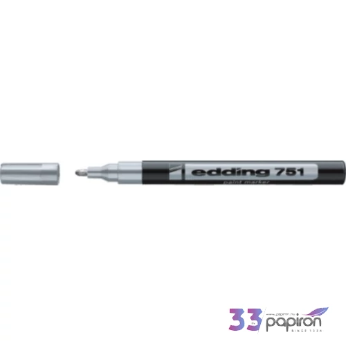 Edding 751 kerek hegyű sárga lakkmarker 1-2mm jelölésre Üveg, porcelán, műanyag, fém
