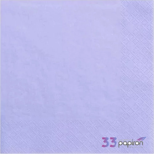 Szalvéta PartyDeco 3rétegű papír, 33x33cm Lila (20lap/csomag) parti szalvéta