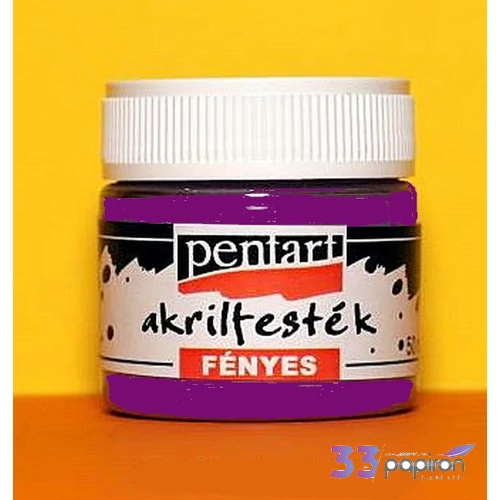 Akrilfesték fényes 50ml sötétlila Pentart 7369