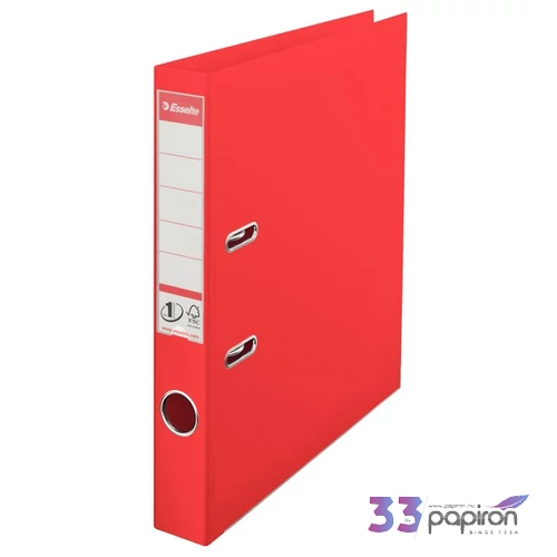 Iratrendező Esselte STANDARD VIVIDA A4 50mm élvédős piros Esselte