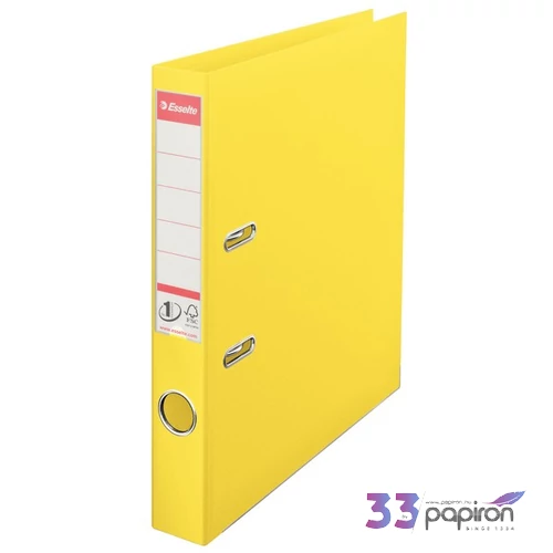 Iratrendező Esselte STANDARD VIVIDA A4 50mm élvédős sárga Esselte