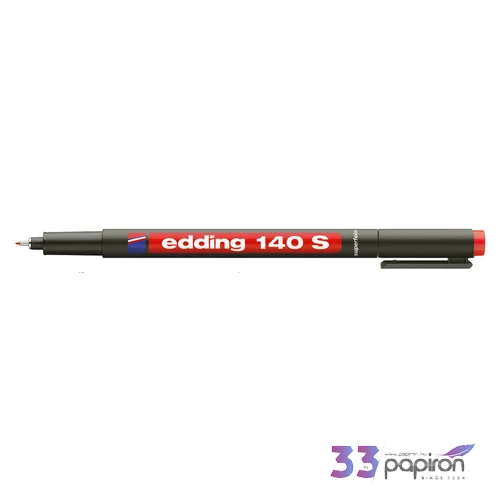 Edding 140S piros OHP OHP-permanent alkoholos marker 0,3mm filc, marker