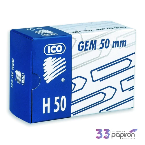 Gémkapocs 50mm H50 ICO 100db magam minőségű anyagból gyártott