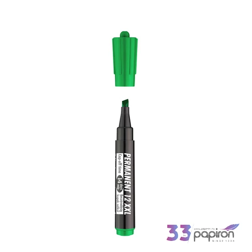 Alkoholos marker 12XXL zöld 1-4mm vágott hegyű alkoholos filc alkoholos marker, filc