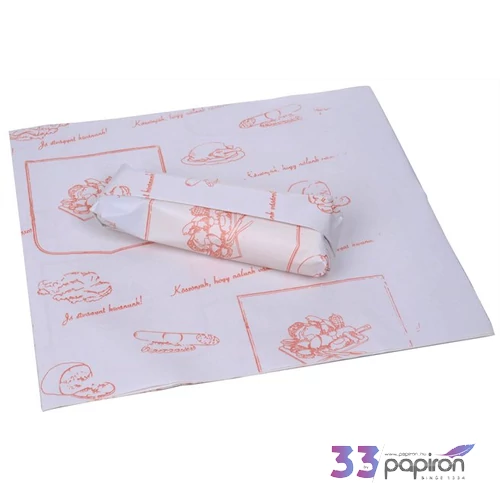 Íves Húscsomagoló Papír 30x30cm 5kg Íves csomagolópapírok