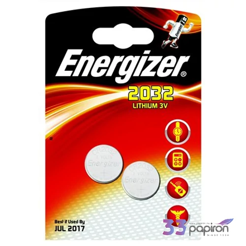 Gombelem Energizer CR2032 2db-os Lithium Gombelemek ENERGIZER 301021401