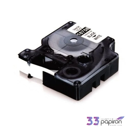 Feliratozószalag Dymo12mmx3,5 poliészter S0718080/18490 sárga-fekete Feliratozógéphez szalagok