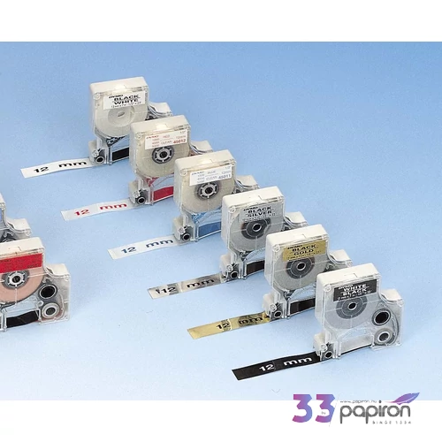 Feliratozó szalag Dymo 19mmx7m poliészte 45807/S0720870 piros-fekete Feliratozógéphez szalagok