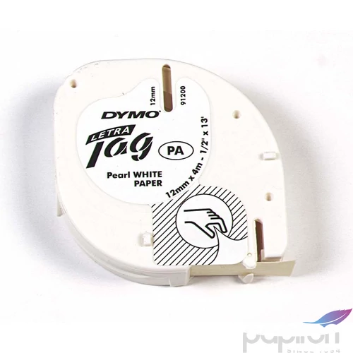 Feliratozó szalag Dymo 12mmx4m DYMO S0721660 Plastic White / fehér Feliratozógéphez szalagok