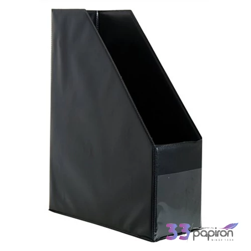 Iratpapucs PVC/karton Victoria 95mm fekete Iratrendezés Victoria
