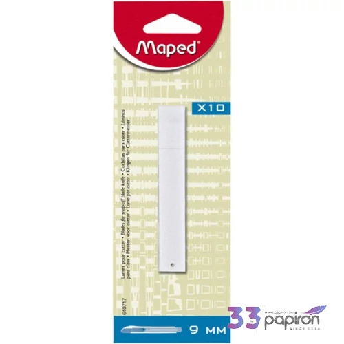 Univerzális kés penge 9mm MAPED 10db-os Csomagolás, tárolás MAPED 640717