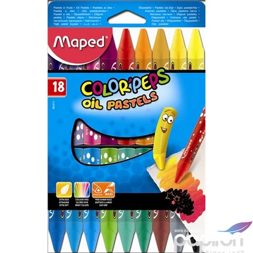 Olajpasztell 18 Maped Color`Peps 18színű Írószerek Maped 864011