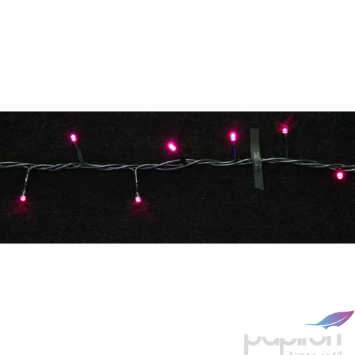 Égősor fényfűzér 100 led PINK 4, 95m karácsonyi világítás