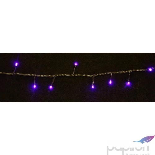 Égősor fényfűzér 100 led LILA 6M karácsonyi Égősor
