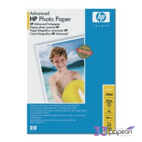 Fotópapír tintasugaras HP A3 250g fényes LHPQ8697A