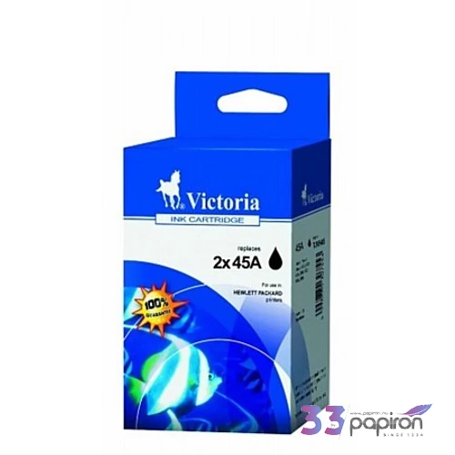 Tintapatron mult. VH45EC fekete 2X42ml Victoria