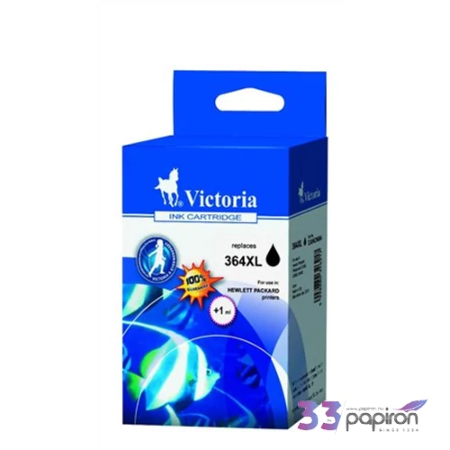 Tintapatron VHCN684 fekete 18ml Victoria