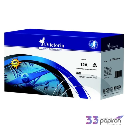 Toner lézer HP2612XLVR fekete 3K Victoria