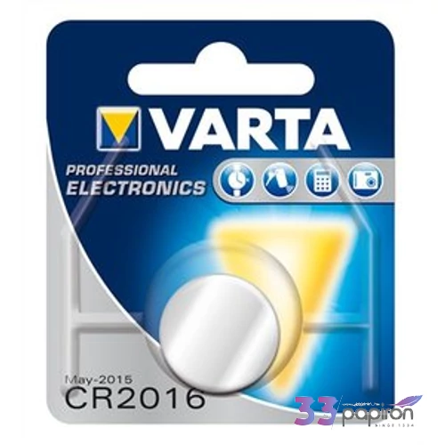 Gombelem Varta CR2016 Lithium Gombelemek VARTA 6016101401