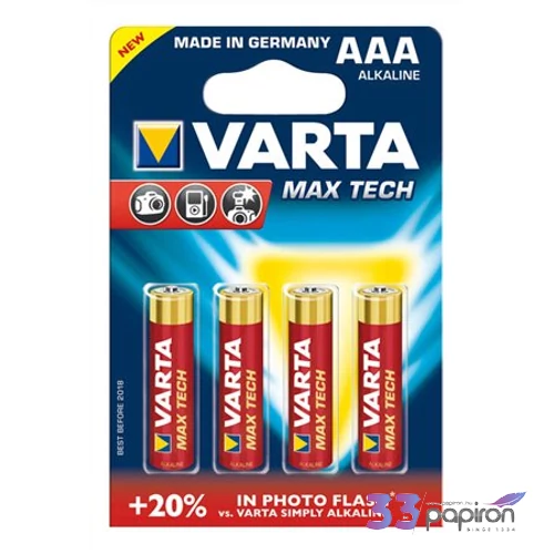 Elem Varta AAA mikro tartós AAA mikro elemek VARTA 4703101404