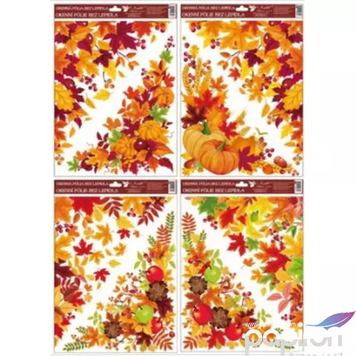 Ablakmatrica dekor őszi dekoráció