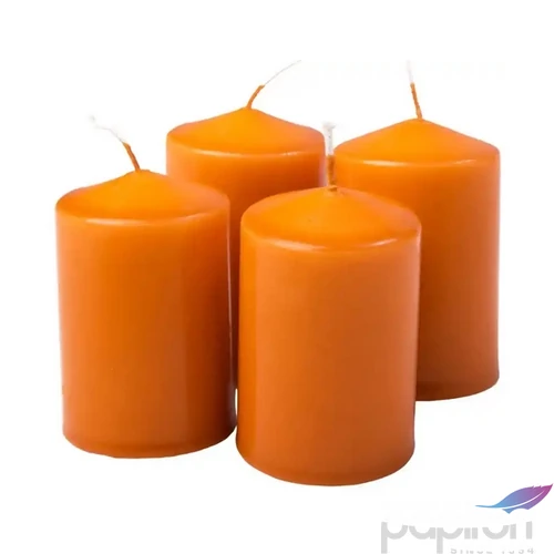 Adventi gyertya matt Terrakotta 4x4x6cm darabos! a termék ára 1db-ra értendő!