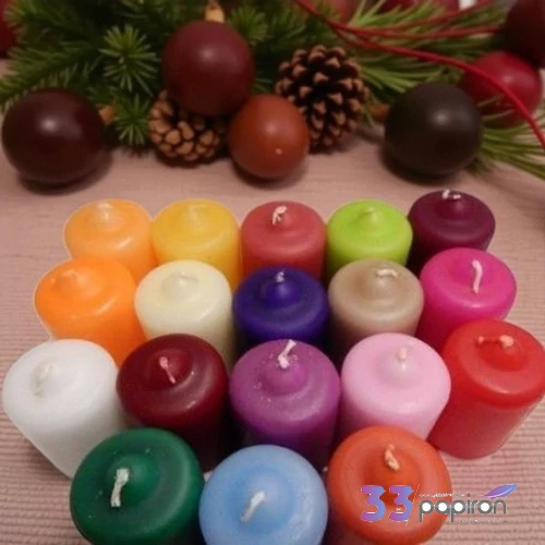 Adventi gyertya matt oliva olivazöld moha 4x4x6cm darabos! a termék ára 1db-ra értendő!