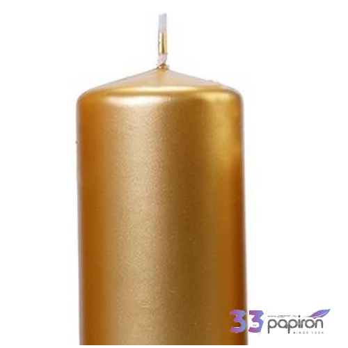 Adventi gyertya metál arany intenzív Arany 4x4x6cm darabos! a termék ára 1db-ra értendő!