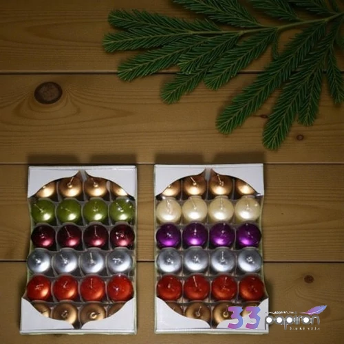 Adventi gyertya metál intenzív Bordó 4x4x6cm darabos! a termék ára 1db-ra értendő!