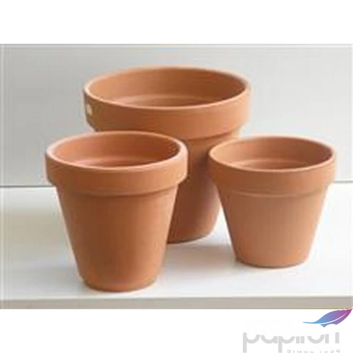 Agyag cserép 3x3cm terra virágcserép széles perem 