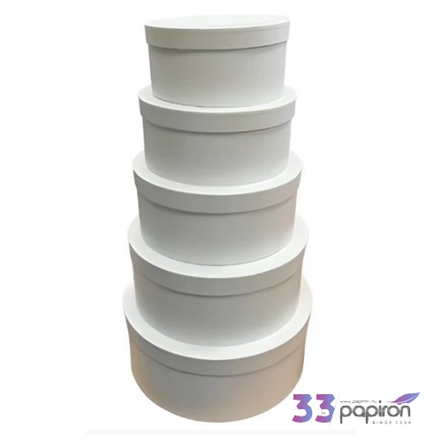 Ajándék doboz 19x9cm fehér 1db/ár