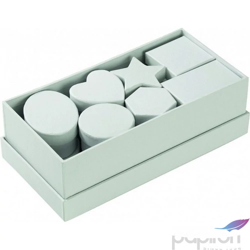 Ajándékdoboz szett 15db-os 24x12x8cm fehér 