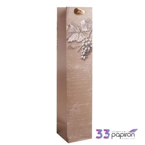Ajándéktasak italtasak 8x38cm, pálinkás szőlős 371903